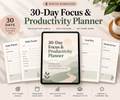 30-Day Focus & Productivity Planner